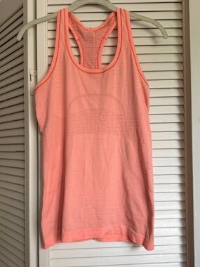 Size 6 lululemon Coral Racerback Tank Top